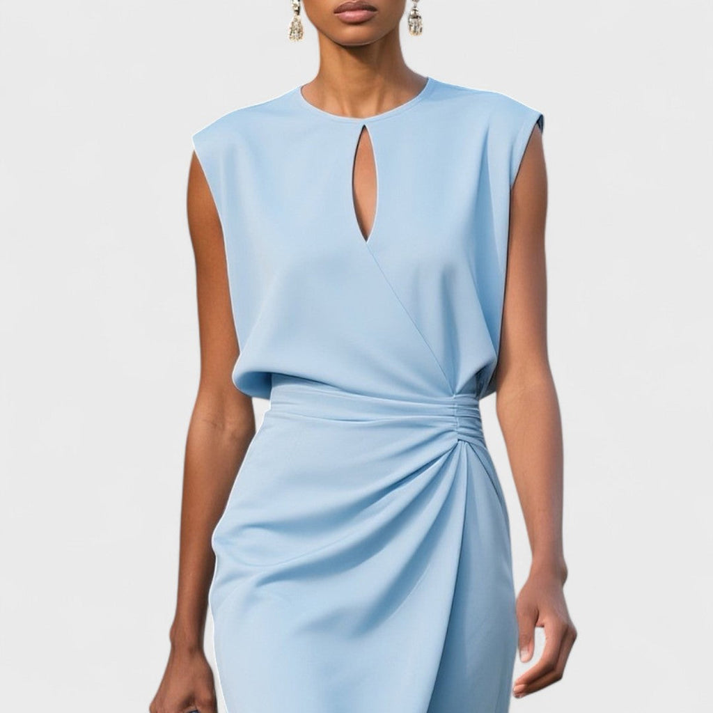 Midi Dress with Graceful Silhouette