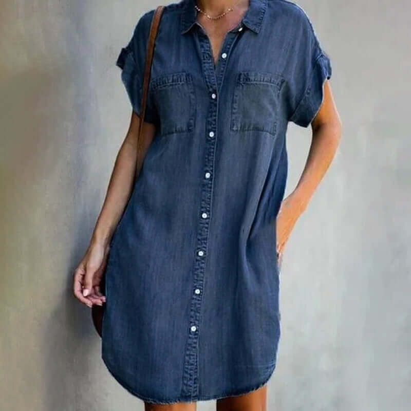 Elegantes Midikleid als schlichtes Alltagskleid mit femininer Passform