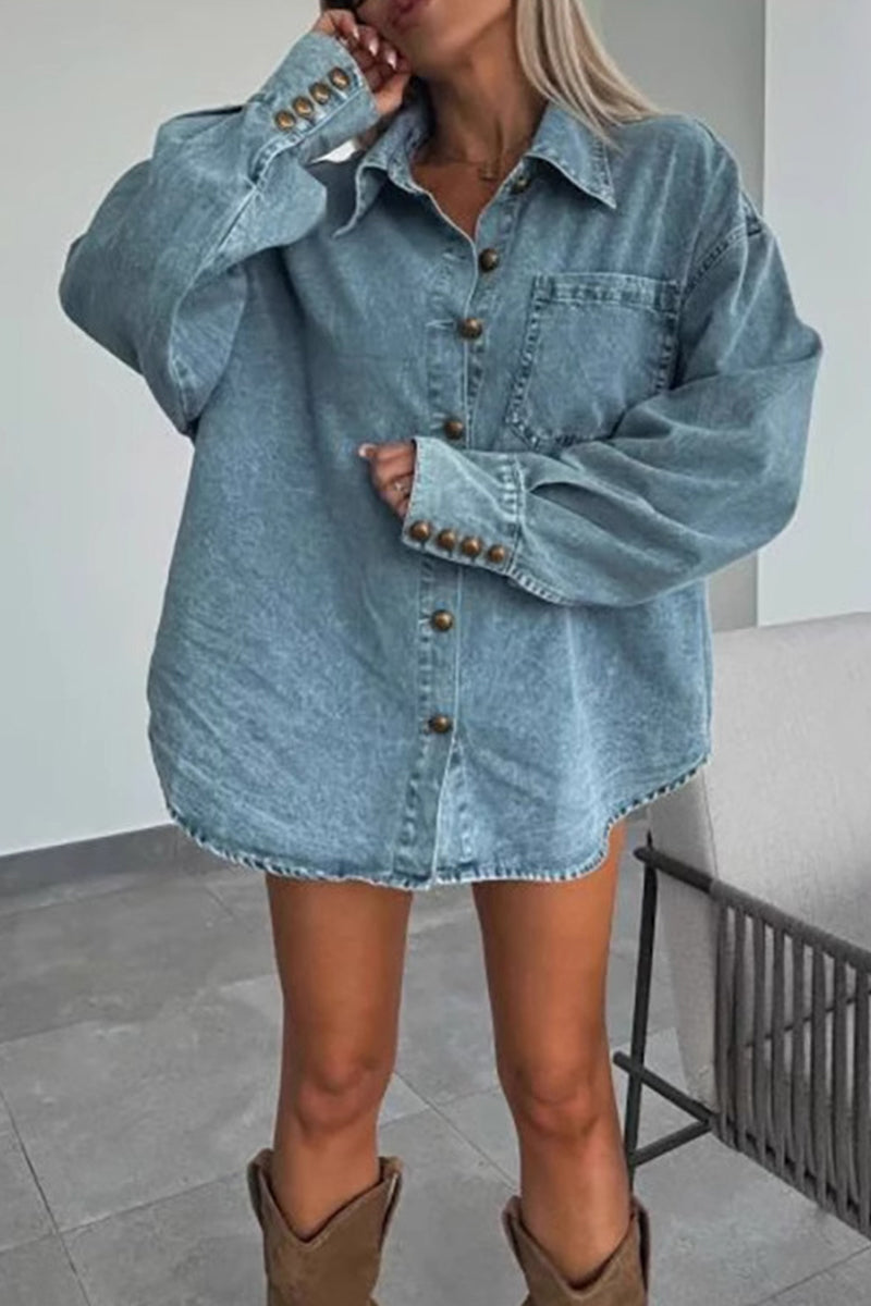 Zweiteiler Denim Jeansblau
