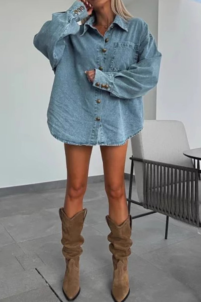 Zweiteiler Denim Jeansblau