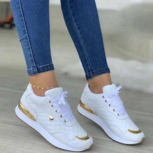 Sneaker Mesh atmungsaktiv Weiß