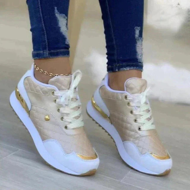 Sneaker Mesh atmungsaktiv Beige