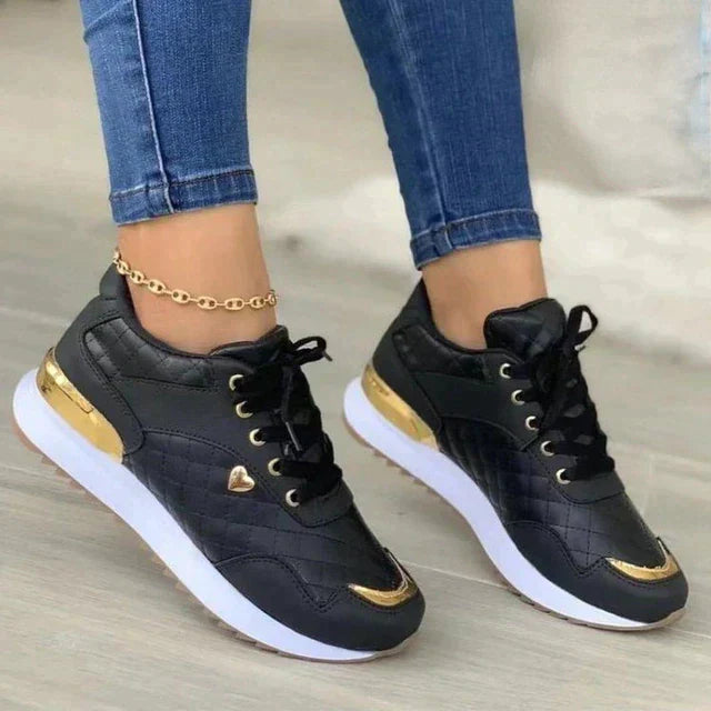 Sneaker Mesh atmungsaktiv Schwarz