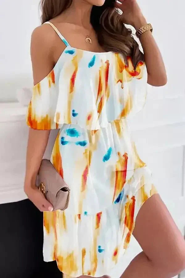 Floral Print Summer Mini Dress