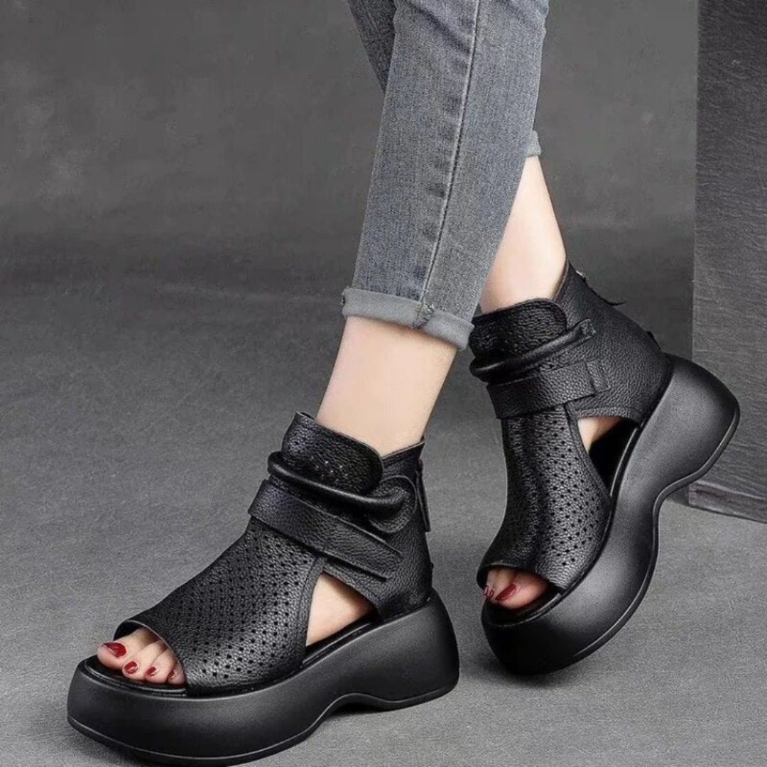 Sandalen orthopädisch bequem Plateau