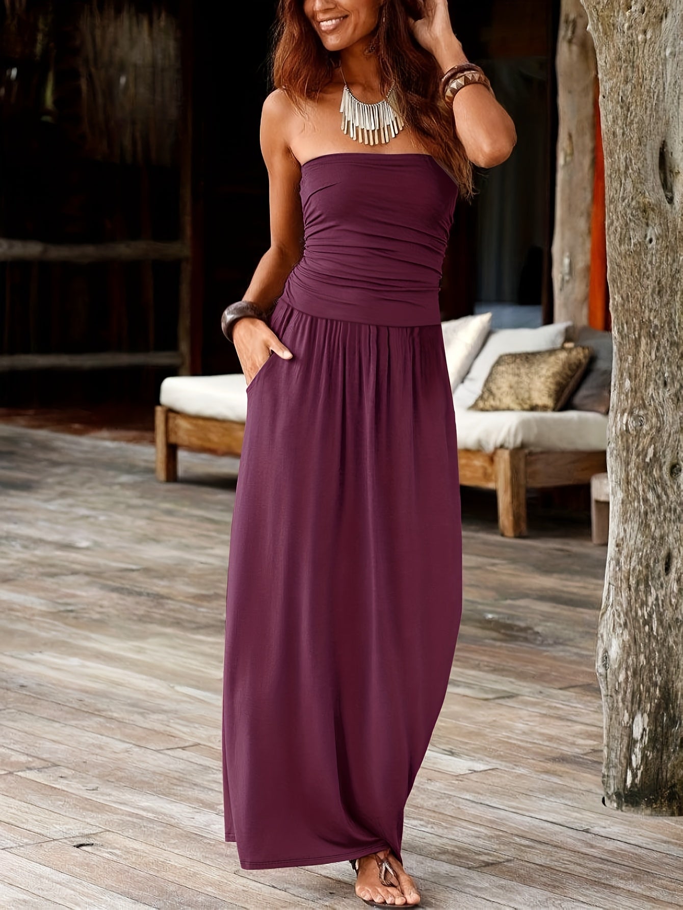 Sleek Stretch Bodycon Midi Dress