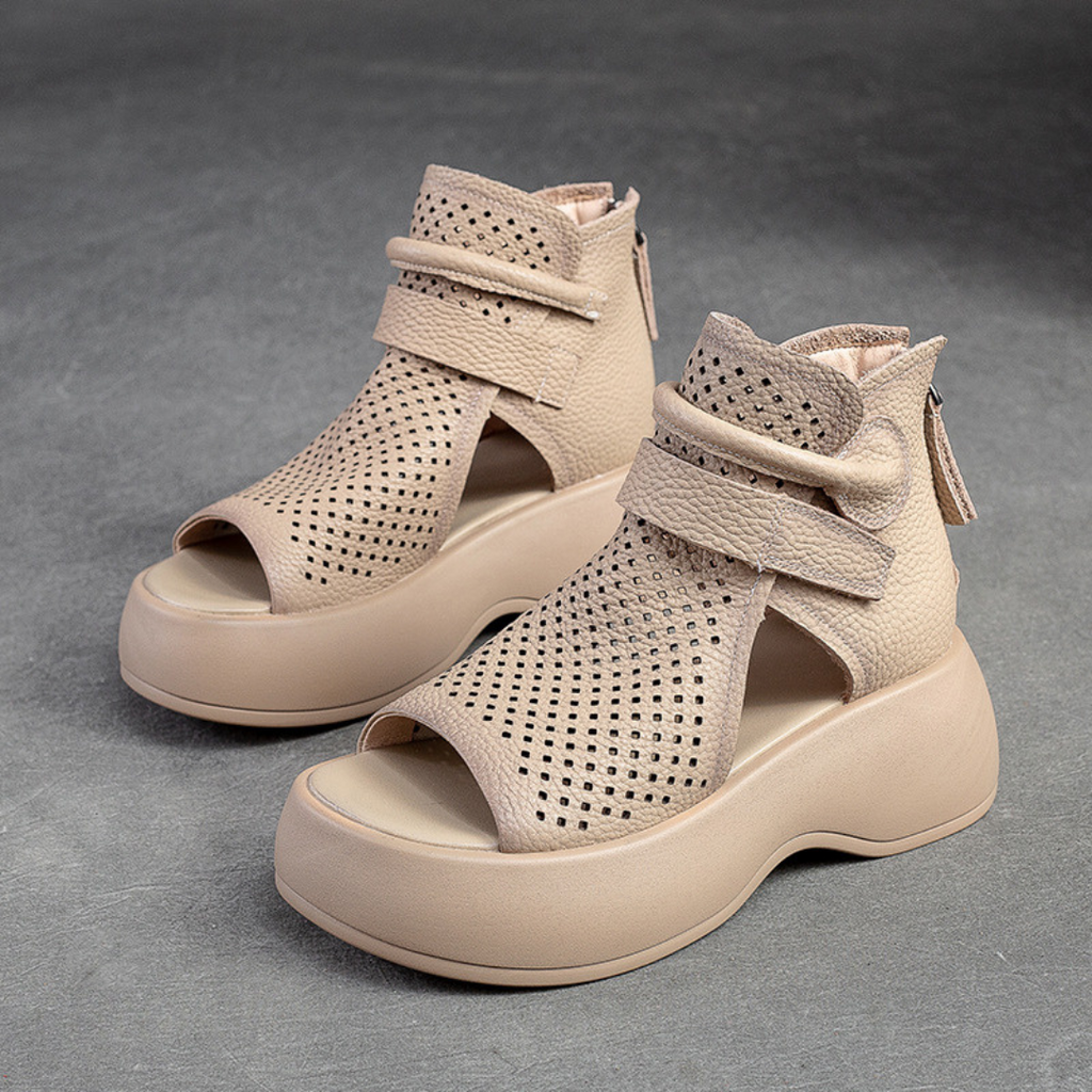 Sandalen orthopädisch bequem Beige