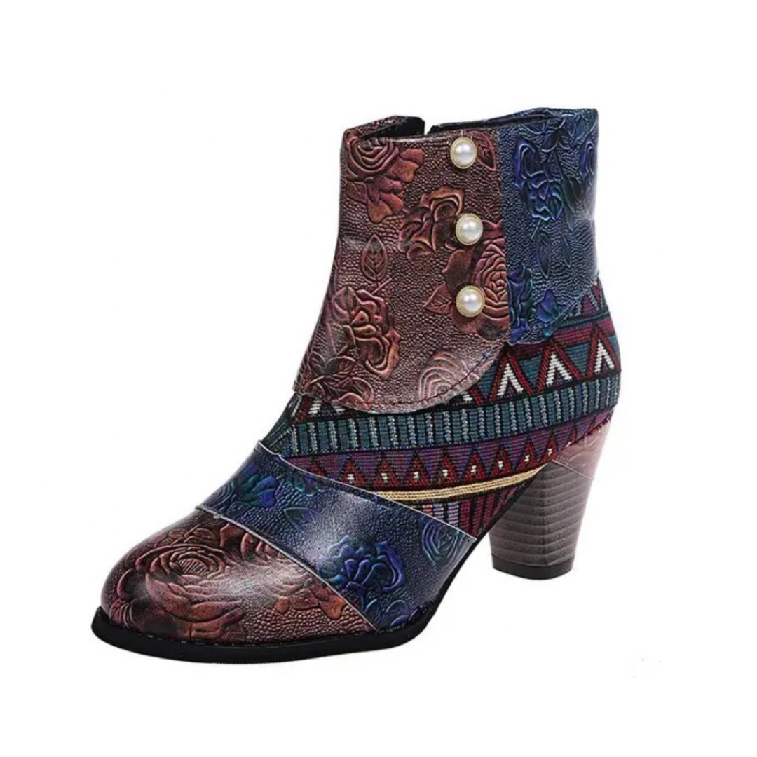 Stiefel wasserdicht Retro Absatz