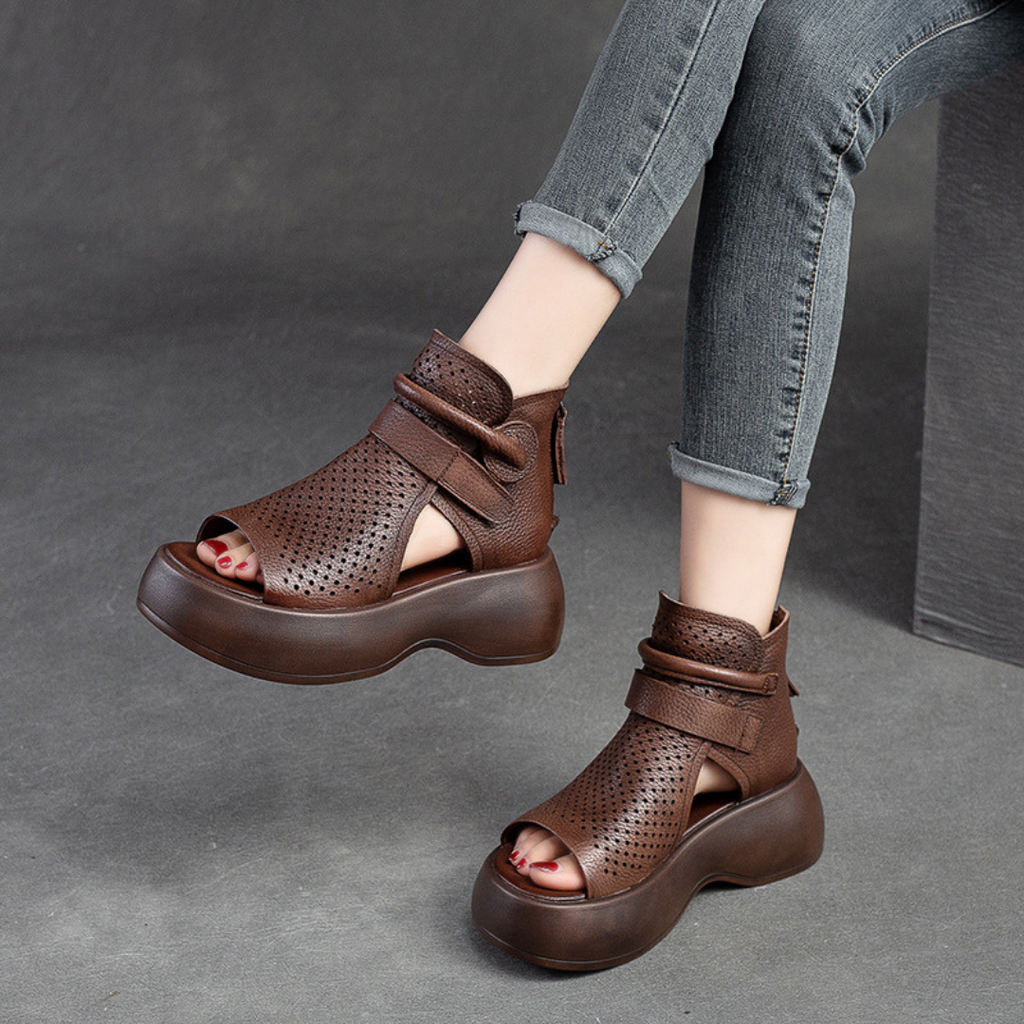 Sandalen orthopädisch bequem Plateau