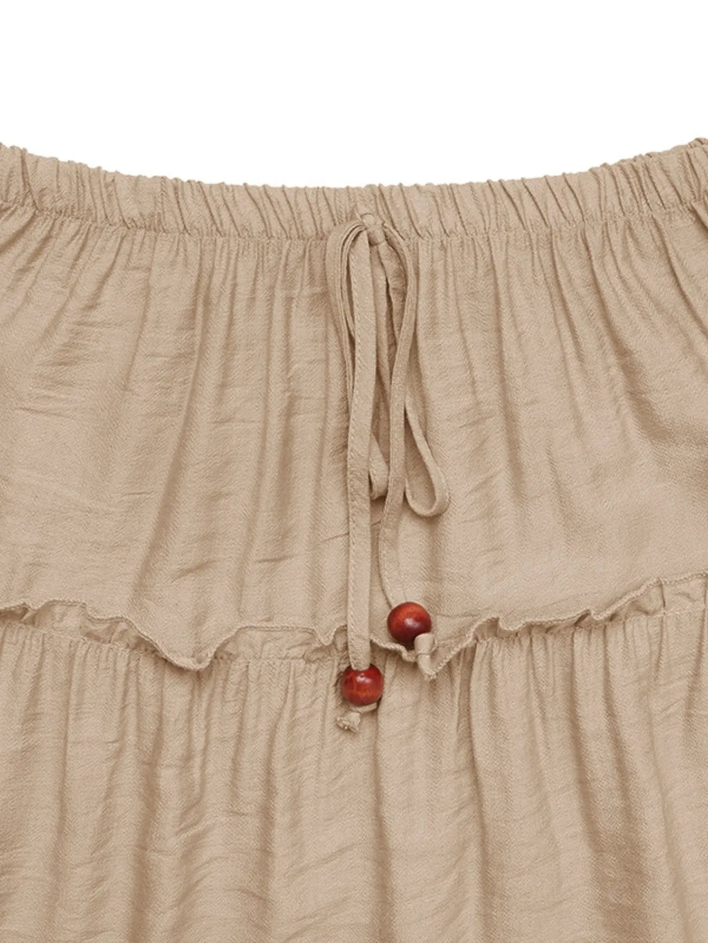 Bohemian Pleated Maxi Skirt