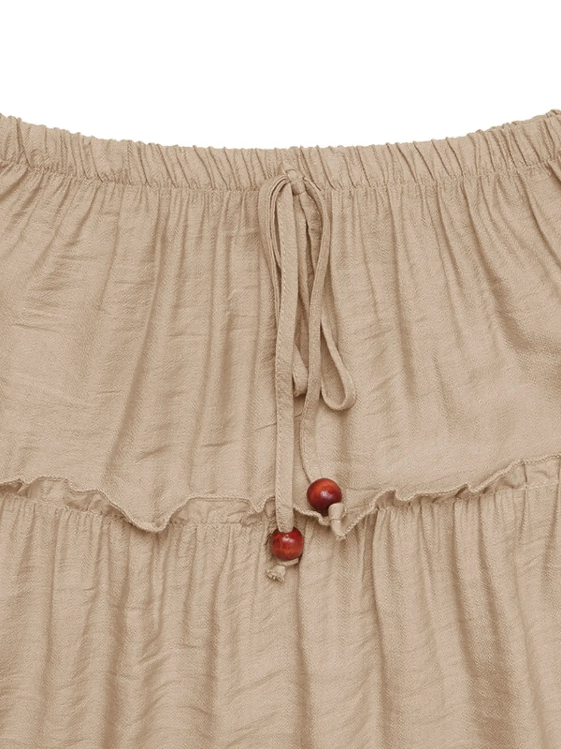 Bohemian Pleated Maxi Skirt