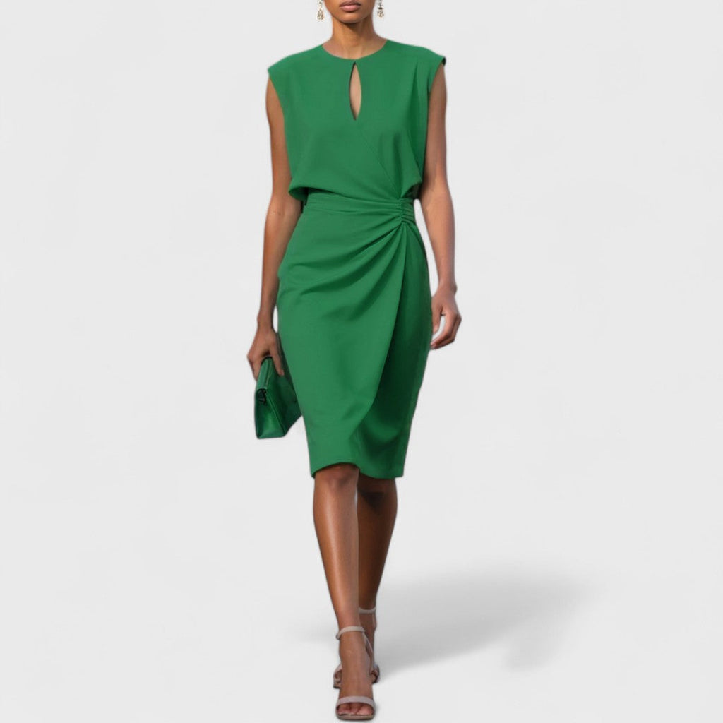 Midi Dress with Graceful Silhouette