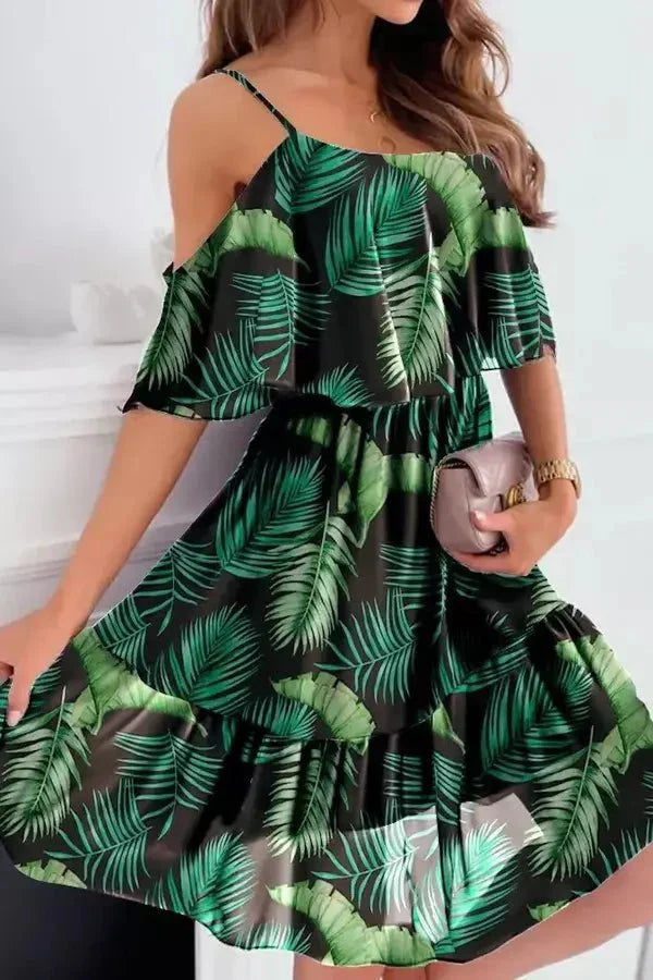 Floral Print Summer Mini Dress