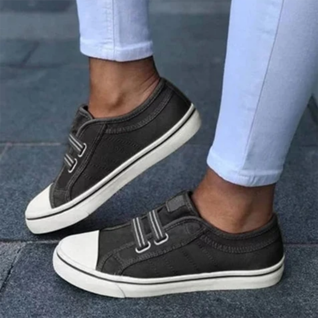 Slip On Sneaker Canvas Schwarz