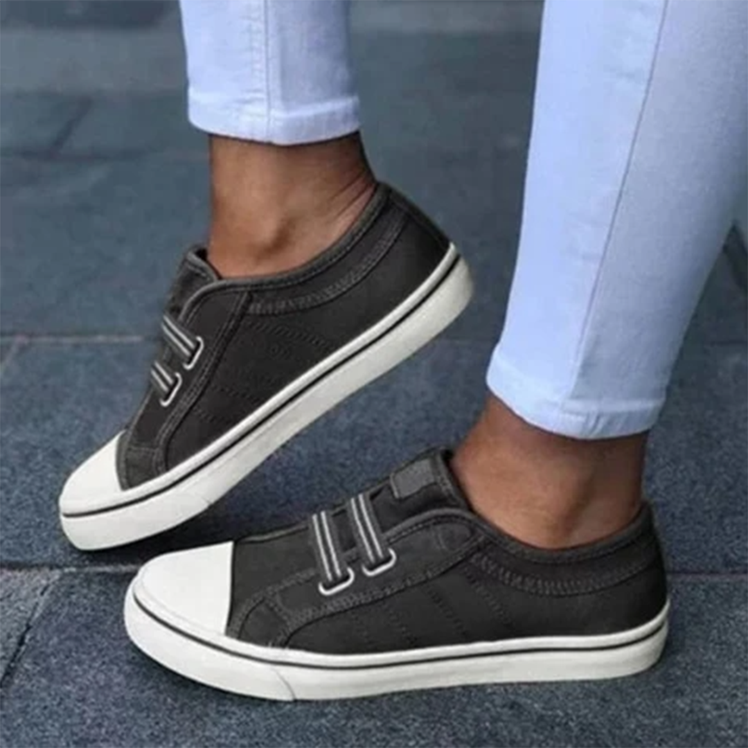Slip On Sneaker Canvas Schwarz