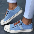 Slip On Sneaker Canvas Blau