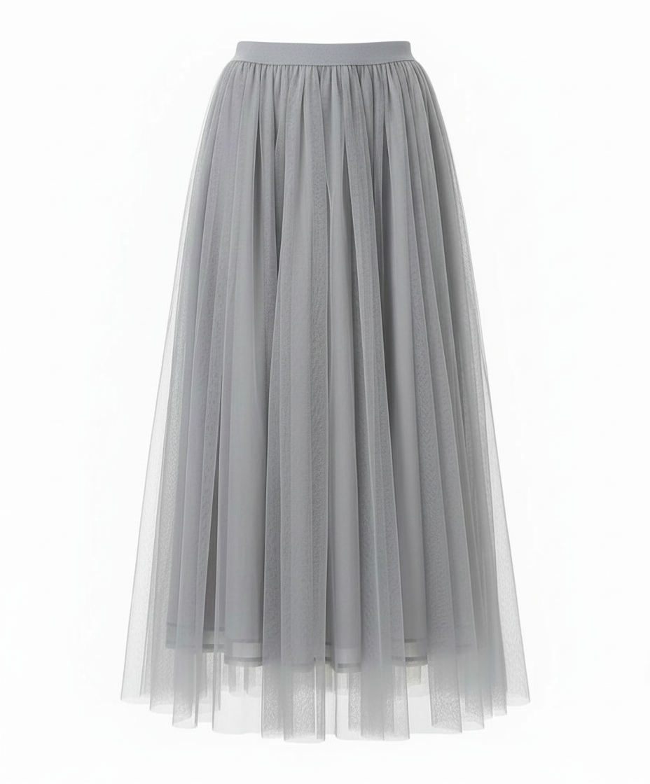Knöchellanger eleganter Maxirock mit hoher Taille