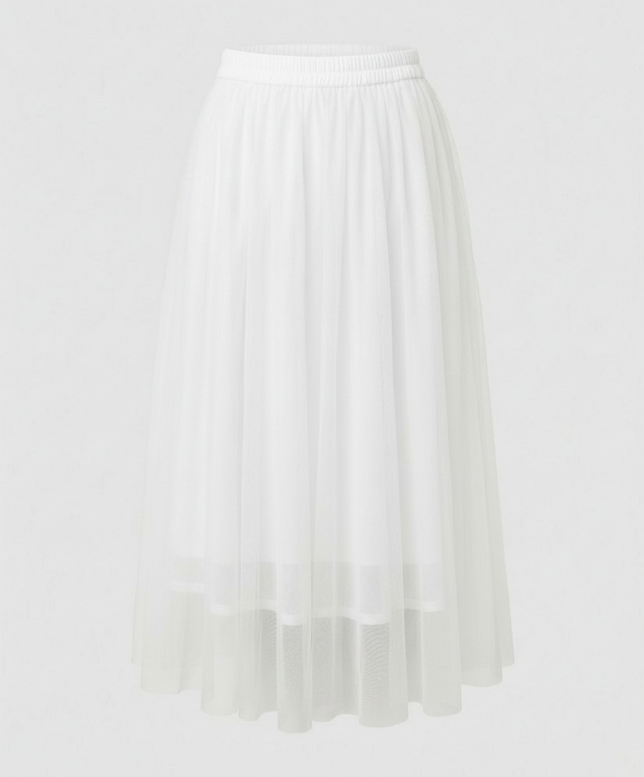 Knöchellanger eleganter Maxirock mit hoher Taille