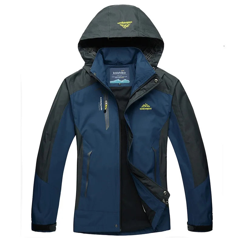 Wanderjacke Outdoor Blau