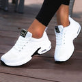 Orthopädische Damen Sneaker in Weiß mit sichtbarer Dämpfung