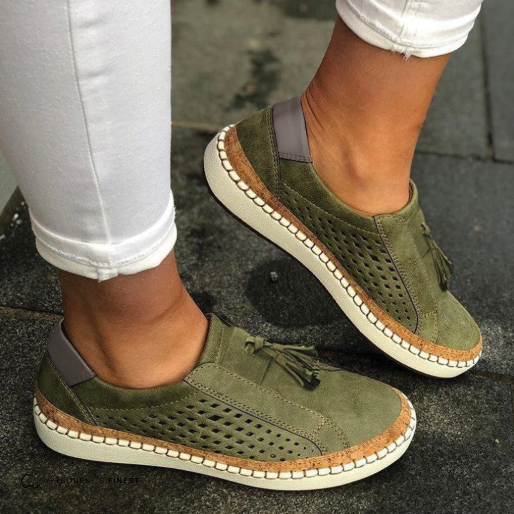 Perforated Slip-On Shoes