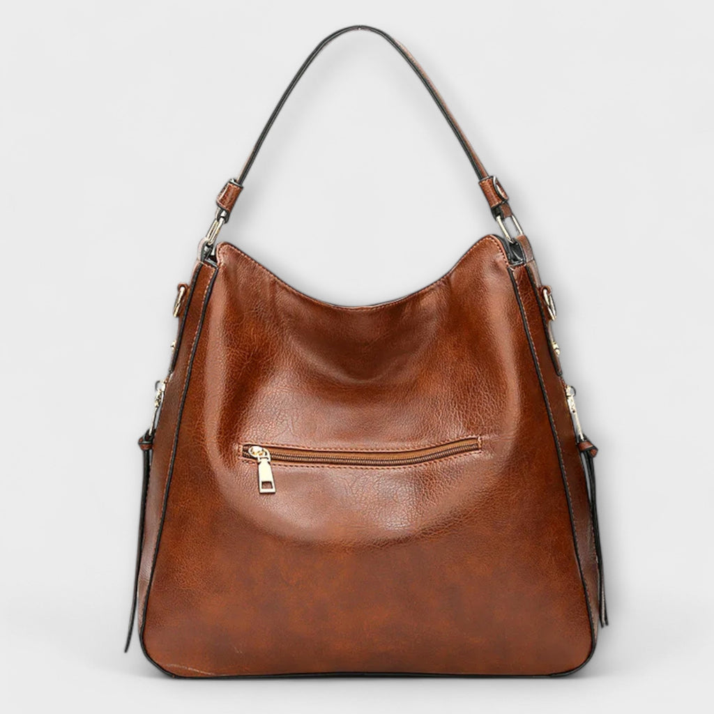 Schultertasche Leder elegant Detailansicht