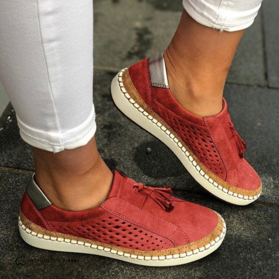 Perforated Slip-On Shoes
