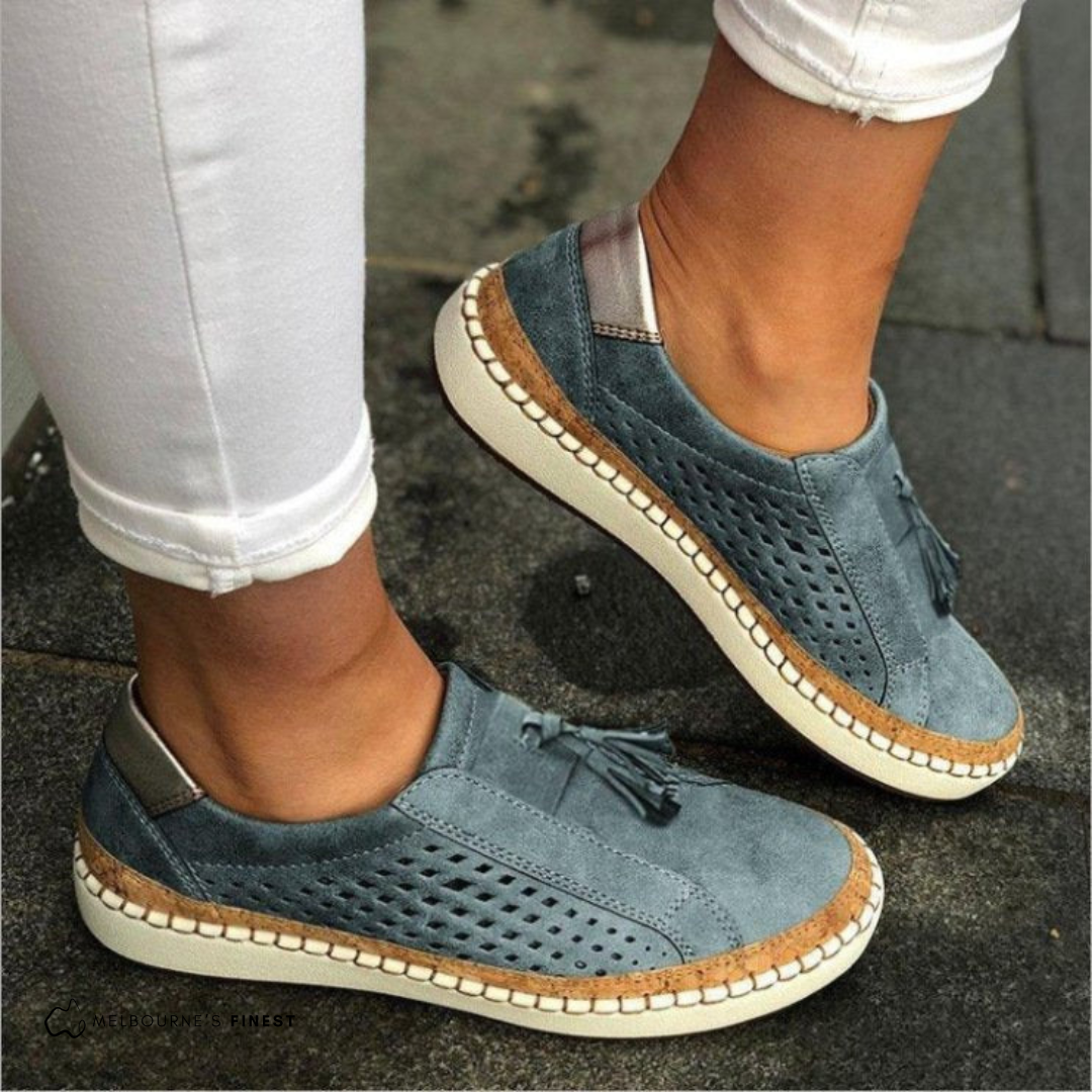 Perforated Slip-On Shoes