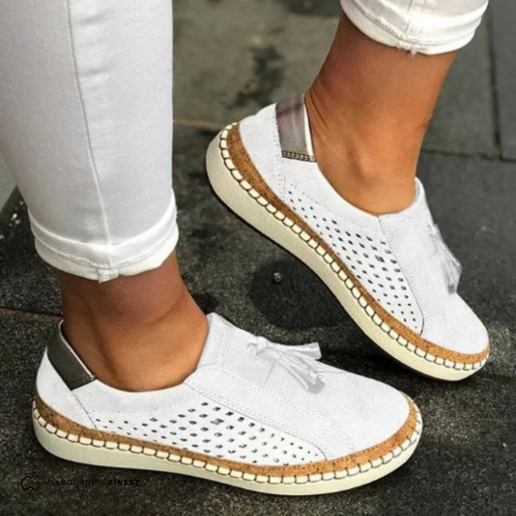 Perforated Slip-On Shoes