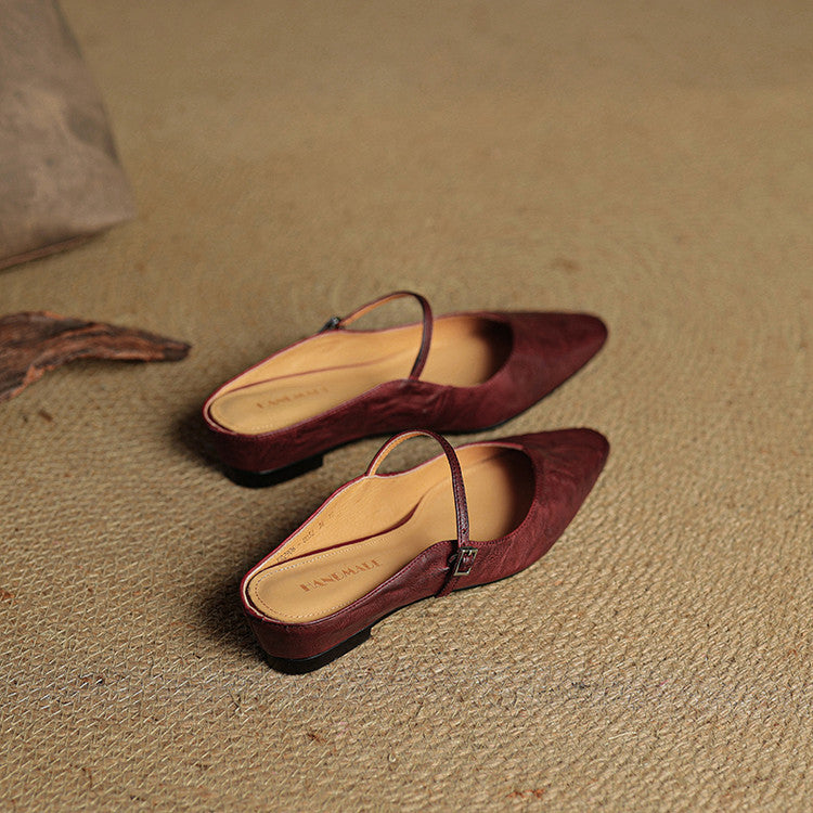 Slip-on-Mules aus Leder Sommerlook