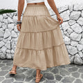 Bohemian Pleated Maxi Skirt