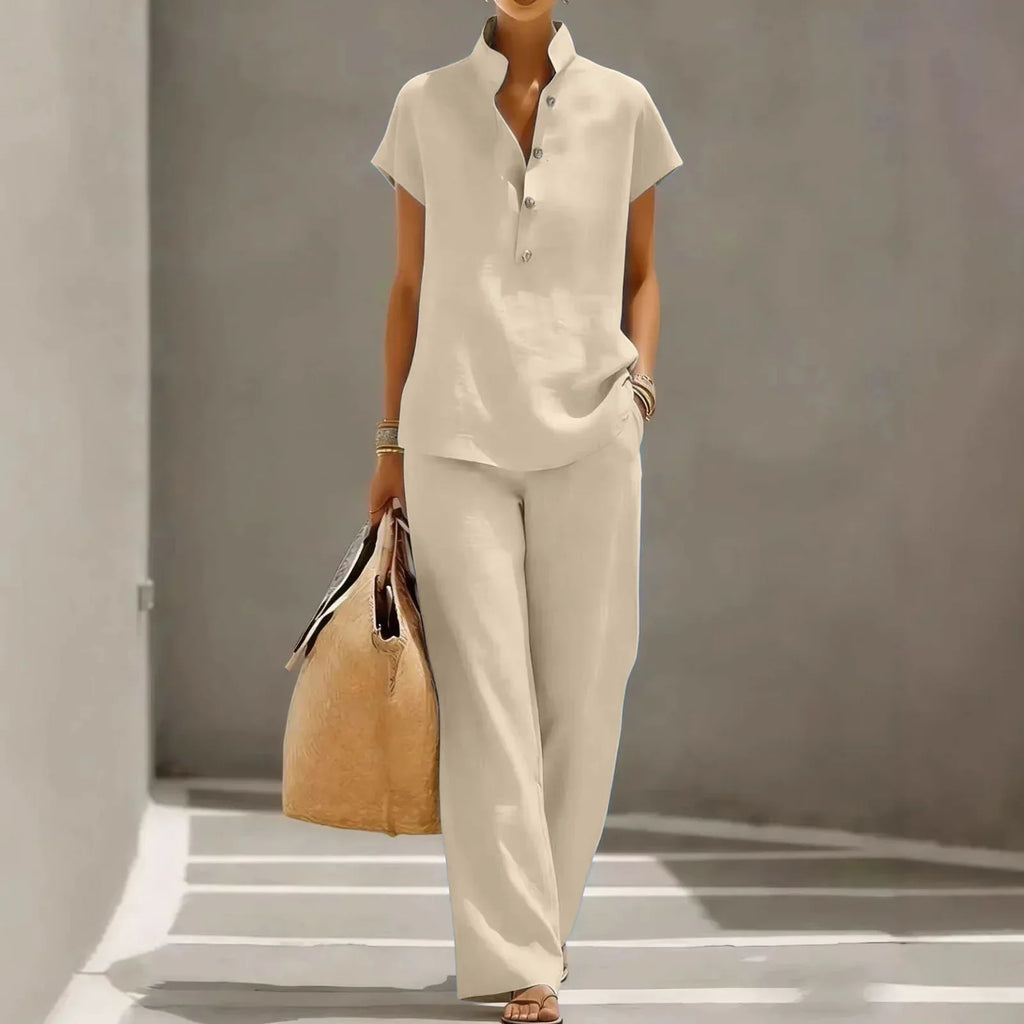 Linen Holiday Co-Ord Set