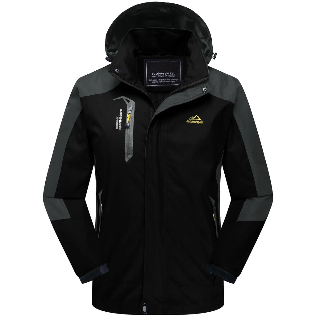 Wanderjacke Outdoor Schwarz