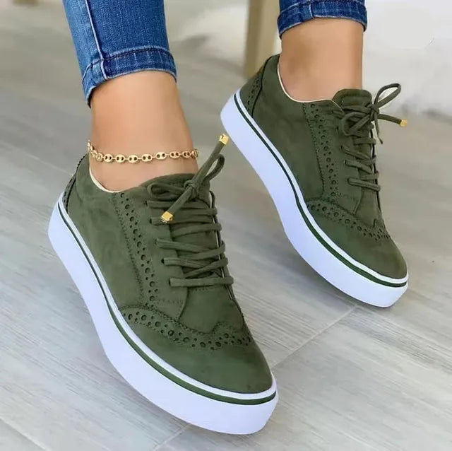 Sneaker orthopädisch bequem Grün