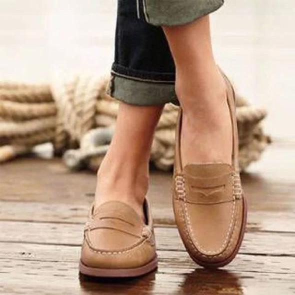 Loafer Slipper bequem Khaki