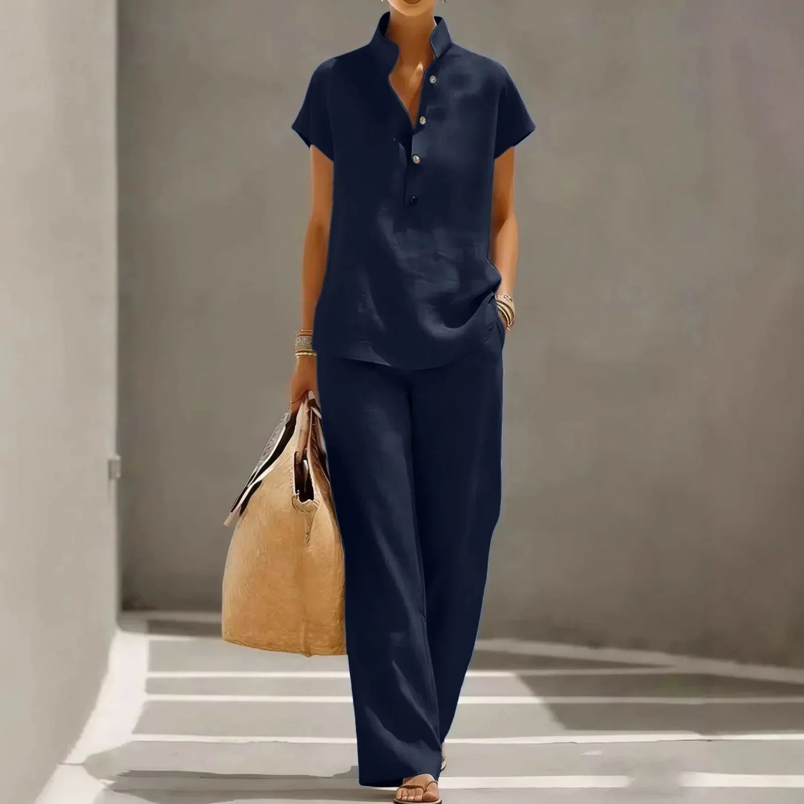 Linen Holiday Co-Ord Set
