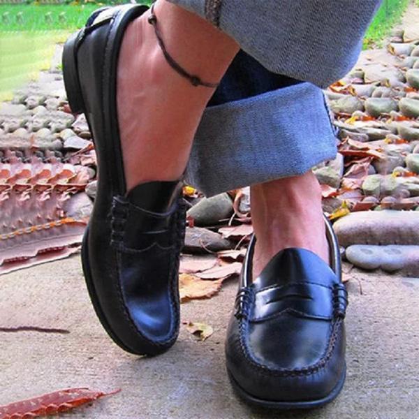 Loafer Slipper bequem Schwarz