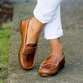 Loafer Slipper bequem Braun