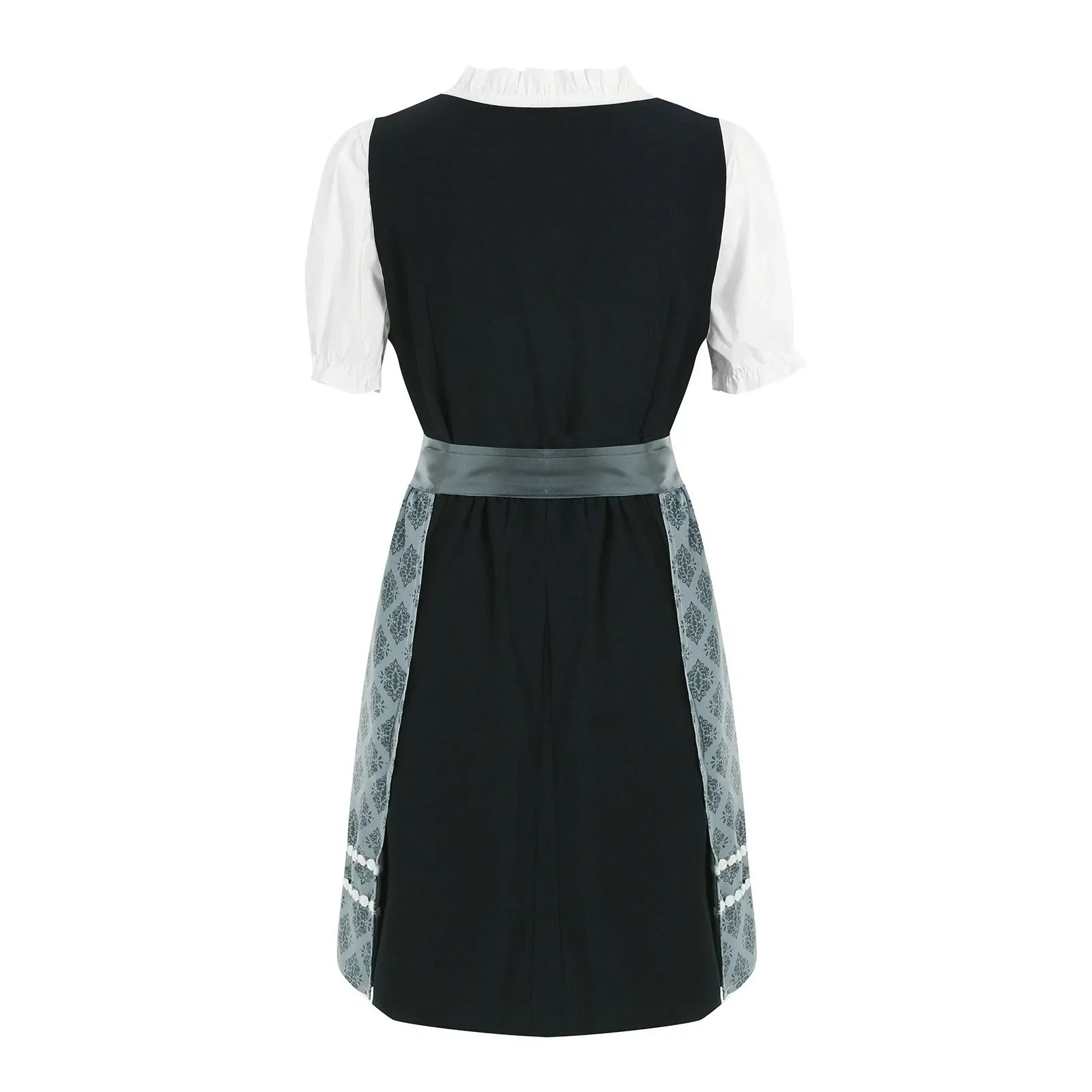 Bayerisches Dirndl Kleid als traditionelles Trachtenkleid mit Schürze