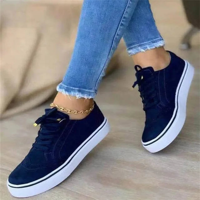 Sneaker orthopädisch bequem Blau