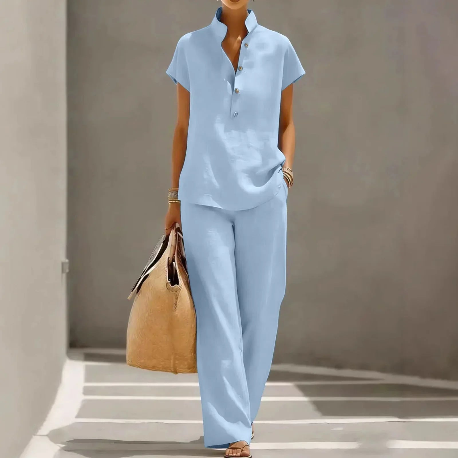 Linen Holiday Co-Ord Set