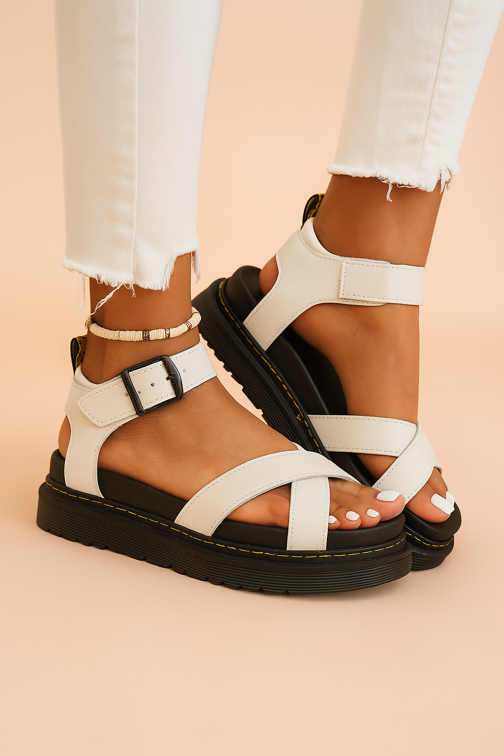 Sporty Strappy Platform Sandals
