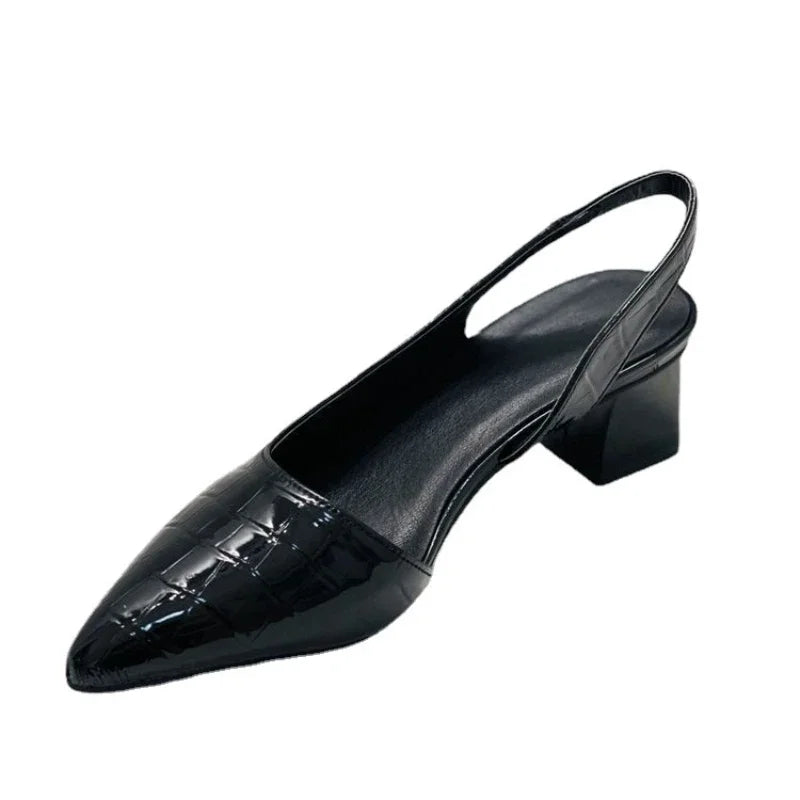 Pumps Spitze Blockabsatz elegant