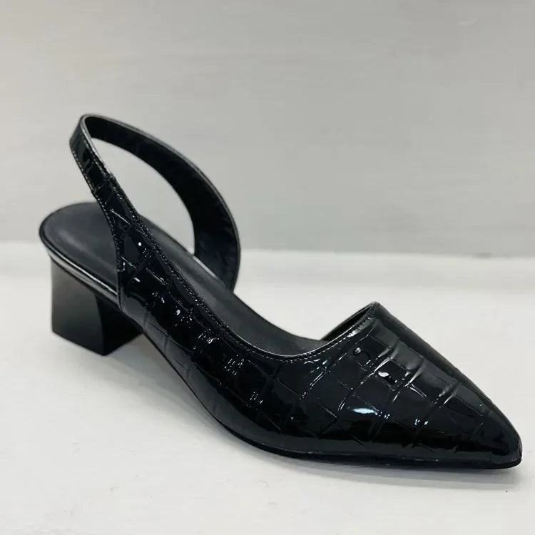 Pumps Spitze Blockabsatz elegant
