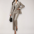 Dreiteiliger Hosenanzug Blazer Weste Hose
