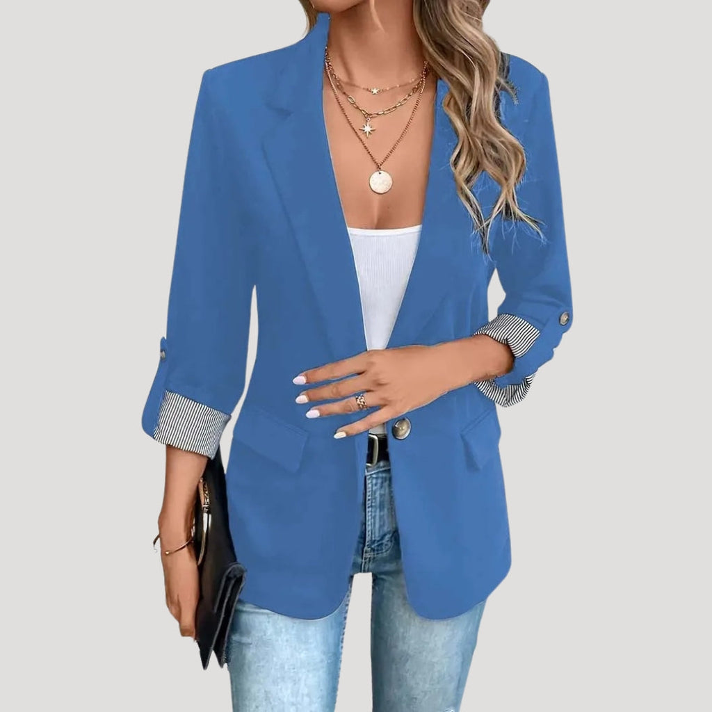 Blazer Blau tailliert einreihig