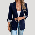 Blazer Marineblau tailliert einreihig