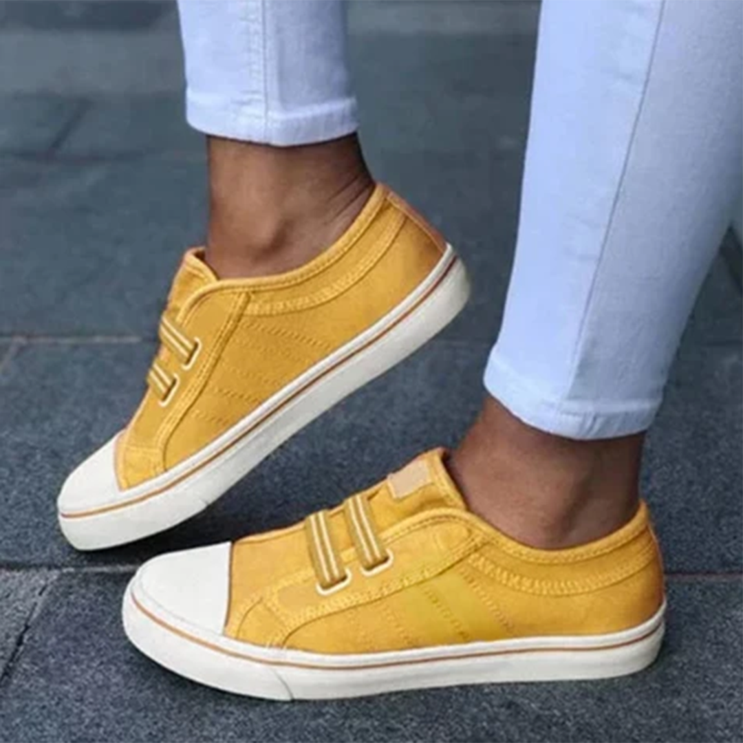 Slip On Sneaker Canvas Gelb