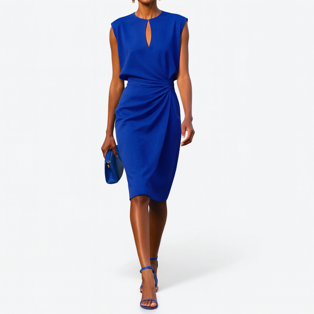 Midi Dress with Graceful Silhouette