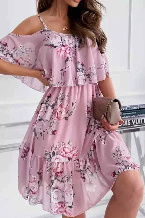 Floral Print Summer Mini Dress